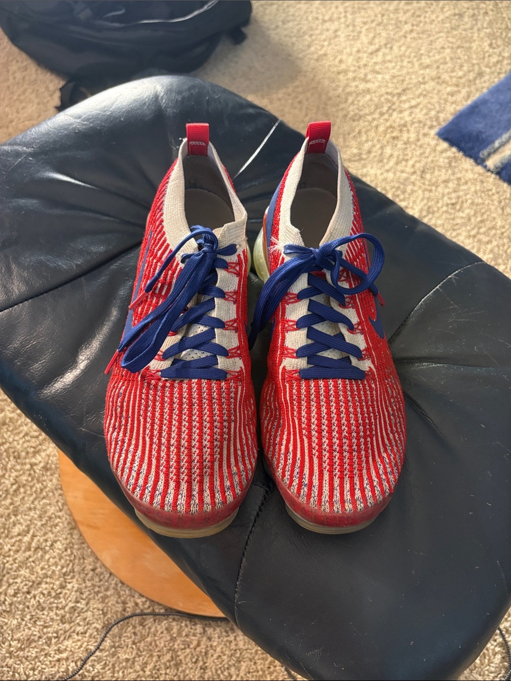 Nike Men’s activewear - Air VaporMax 3.0 Flyknit 'USA' SZ: 9 US